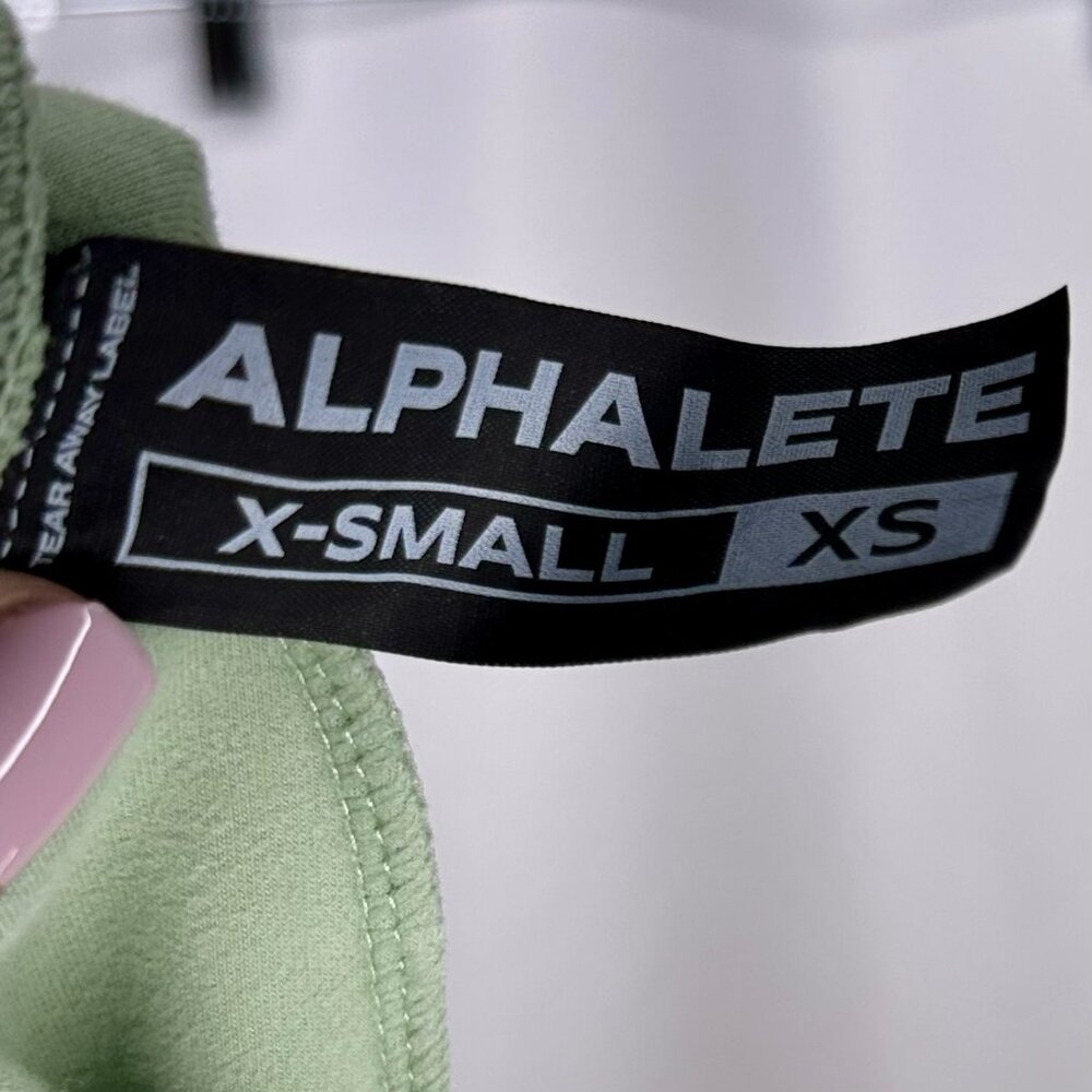 Alphalete Gym Athleisure Workout Sweat Sage Shorts Sage Size XS - Picture 7 of 8